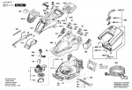 Bosch 3 600 HB9 273 AdvancedRotak 650 Lawnmower Spare Parts